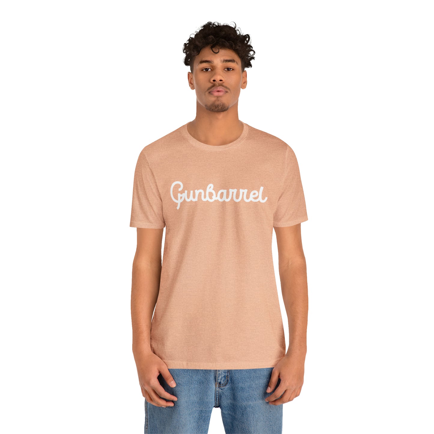 Gunbarrel Chill Jersey Short Sleeve Tee in Peach
