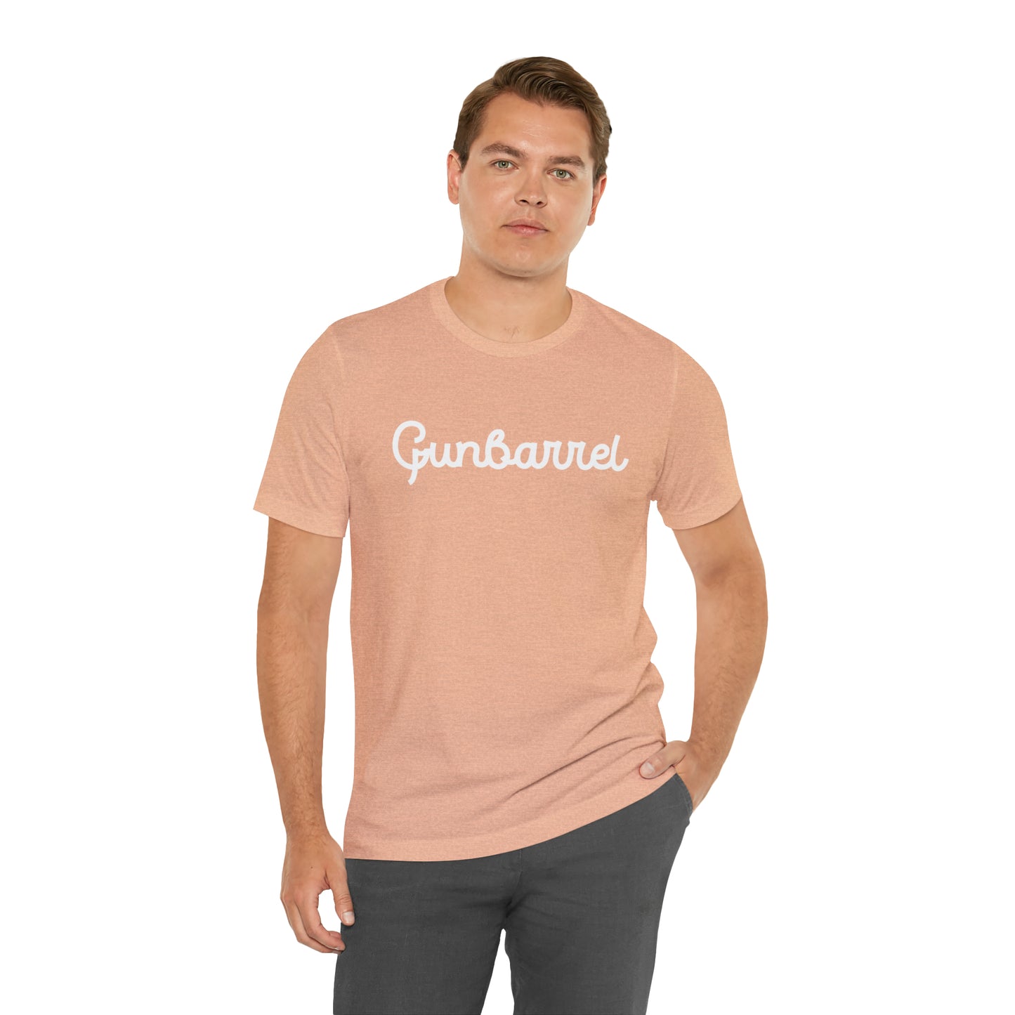 Gunbarrel Chill Jersey Short Sleeve Tee in Peach