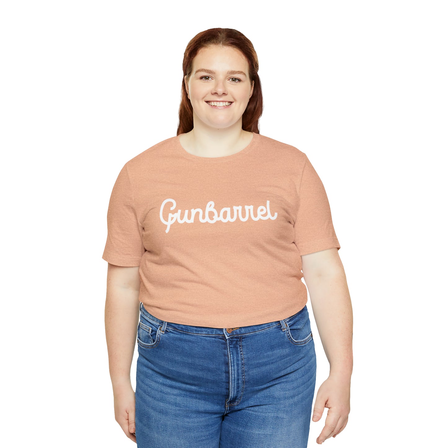 Gunbarrel Chill Jersey Short Sleeve Tee in Peach