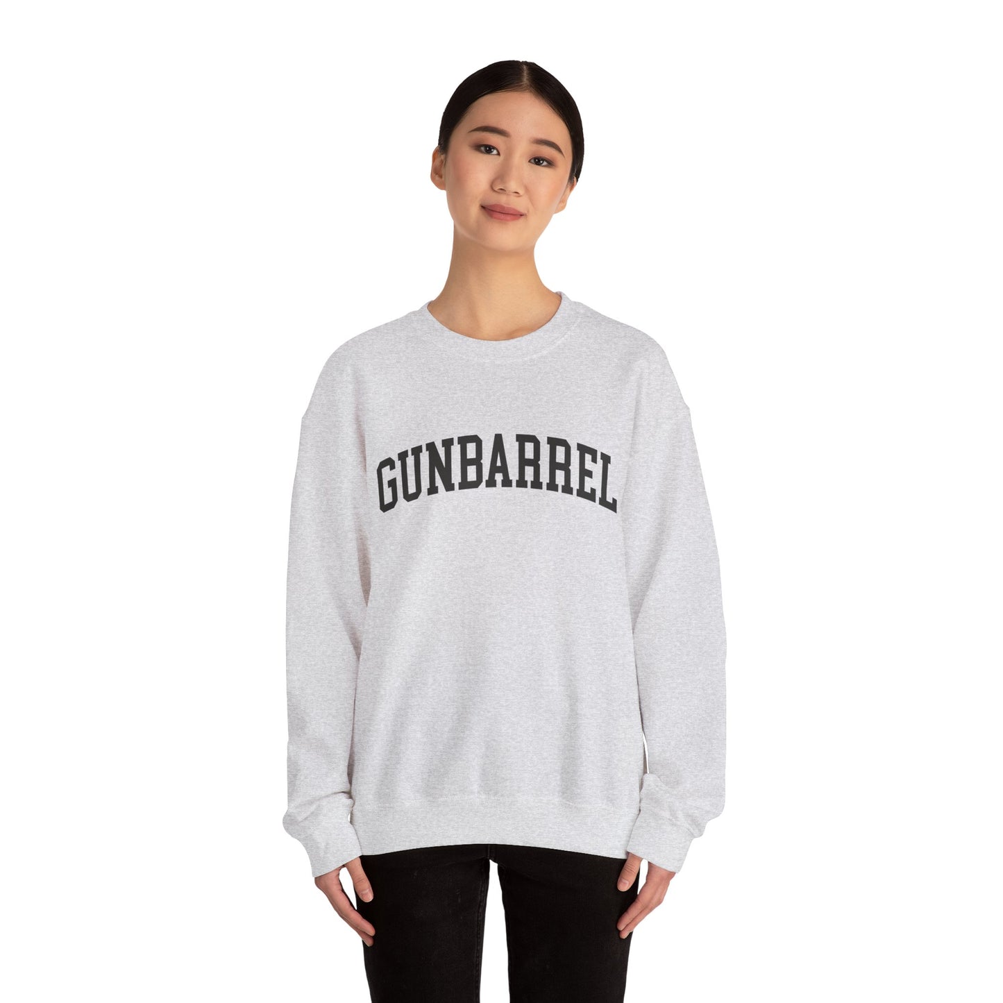 Light Gray Gunbarrel Varsity Crewneck