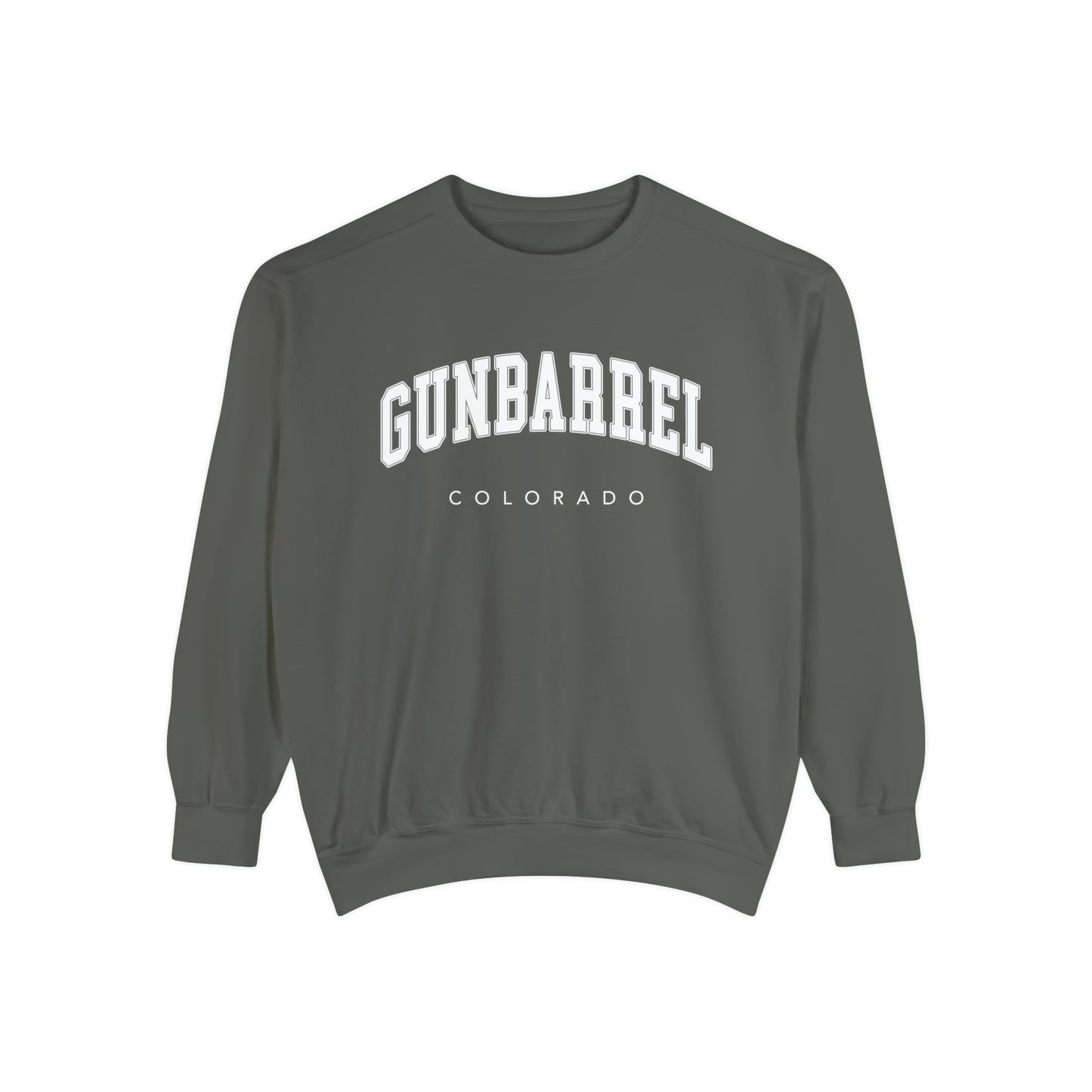 Gunbarrel Co - Faded Pepper Crewneck Unisex Garment-Dyed Sweatshirt