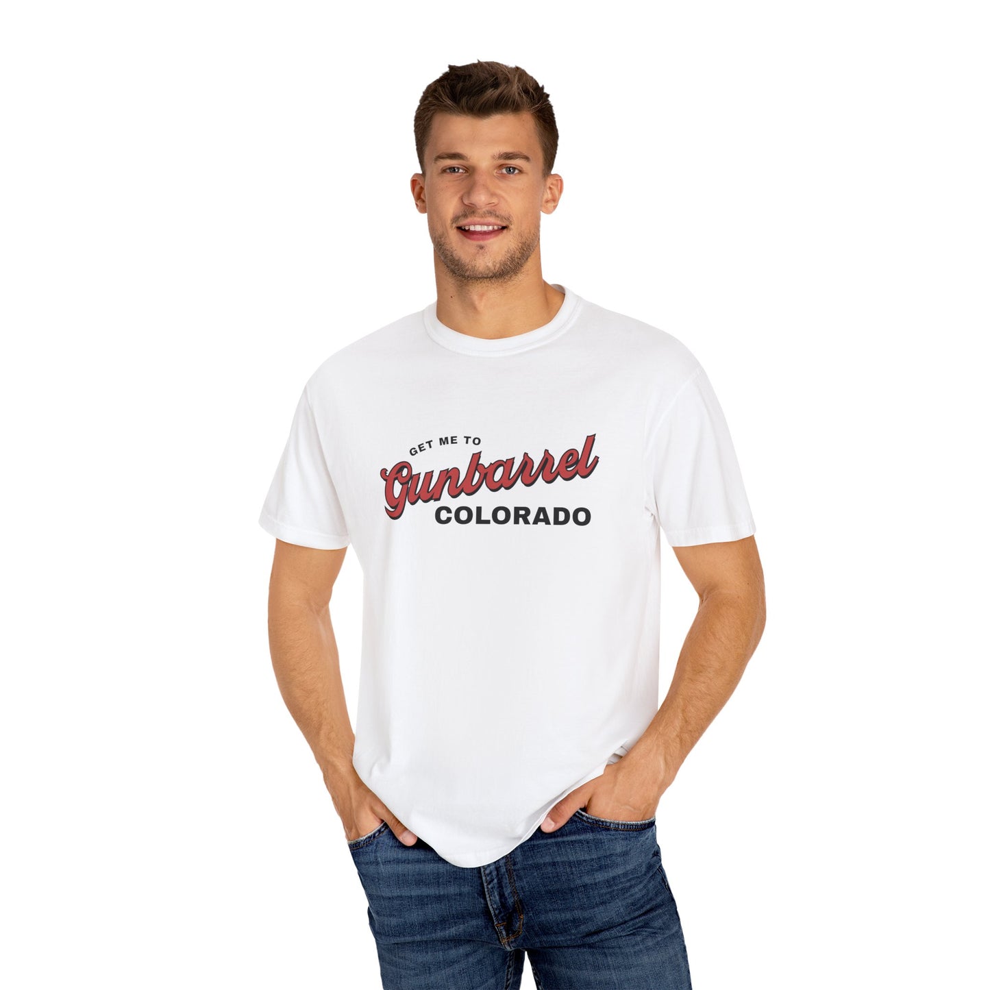 Get Me To Gunbarrel Colorado Western Cotton Tshirt