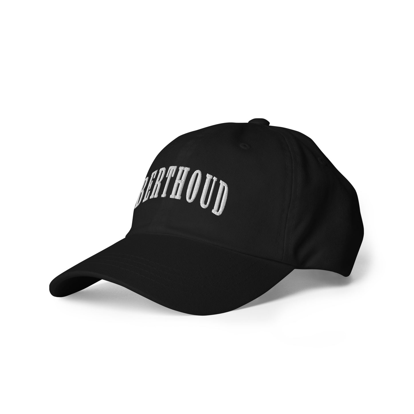 Berthoud Black Embroidered Dad hat
