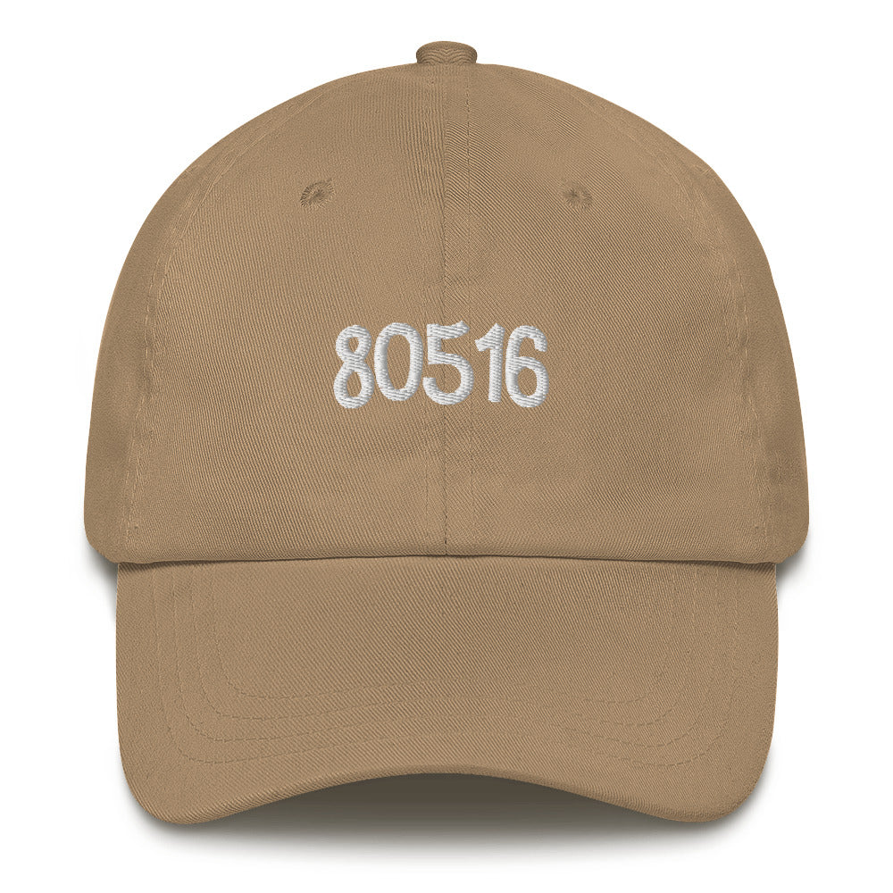 80516 Zip Code Embroidered Dad hat