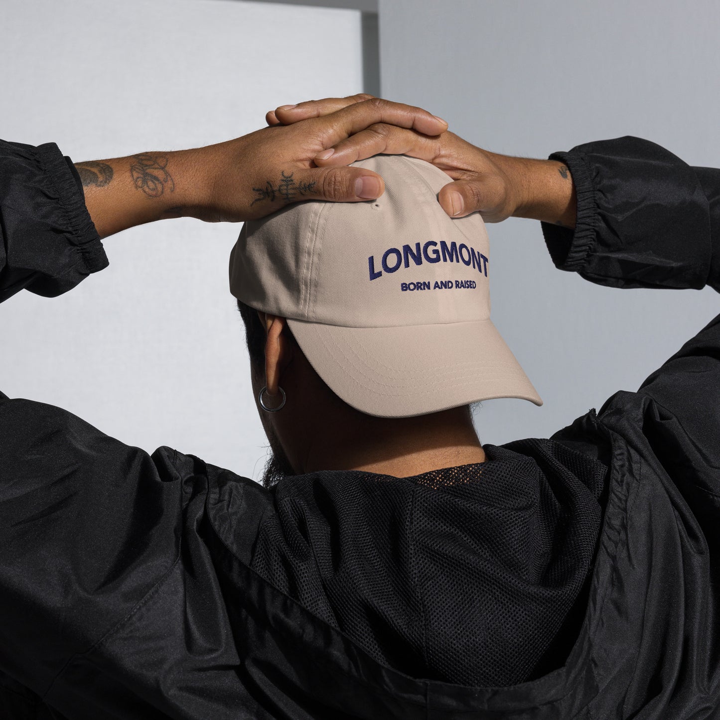 Longmont Born and Raised Embroidered Dad hat