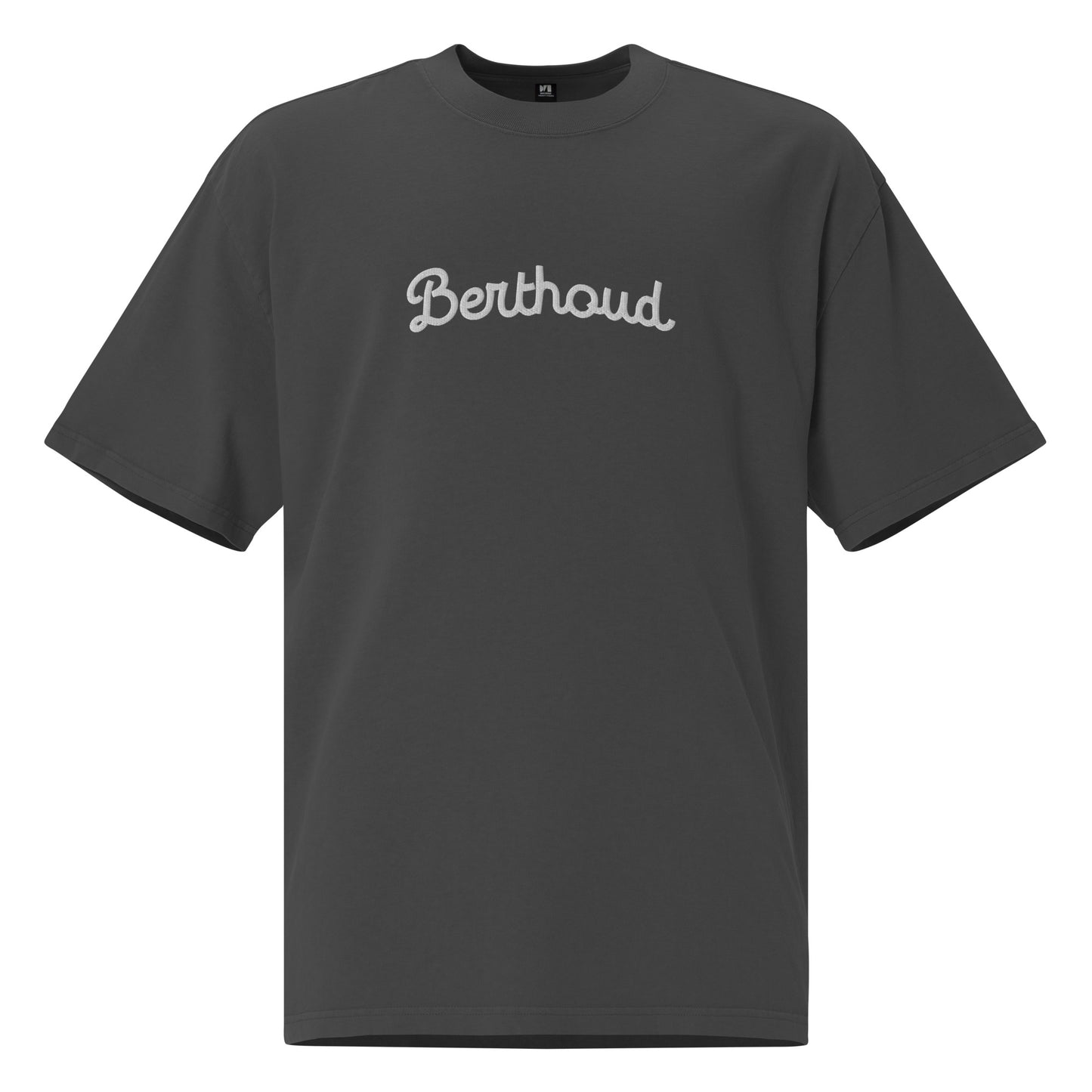 Berthoud Embroidered Oversized faded t-shirt