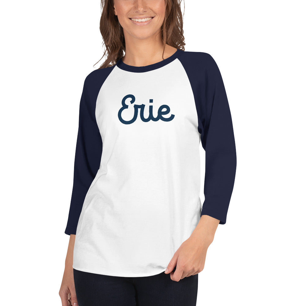 Erie Script Baseball Tshirt