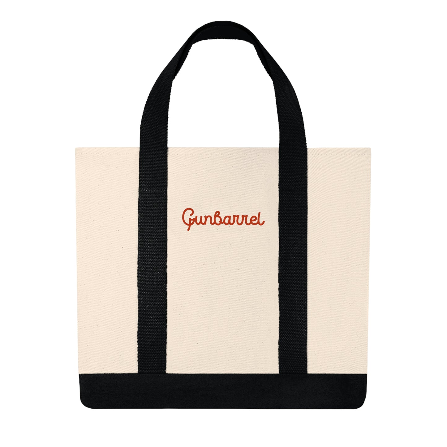 Gunbarrel Embroidered Shopping Tote Bag