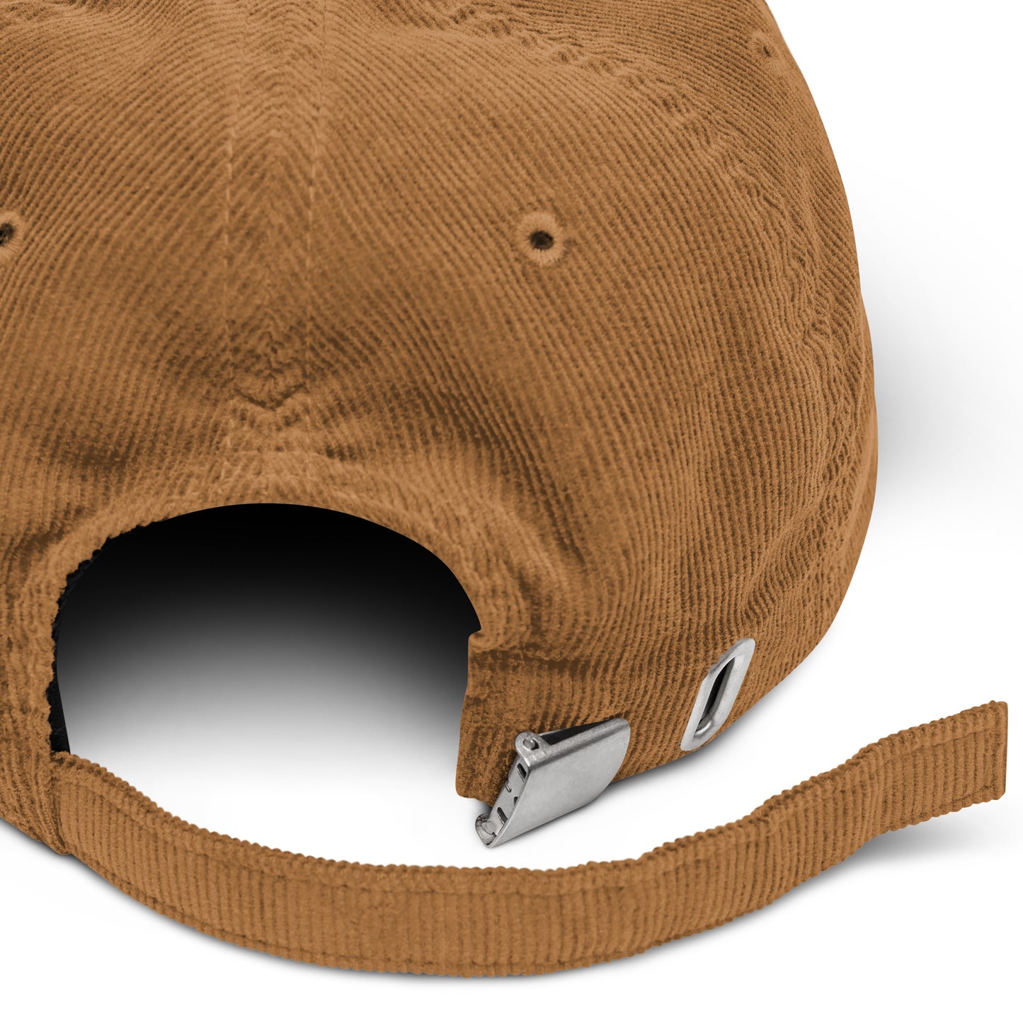 Camel Corduroy Embroidered Book Club Hat