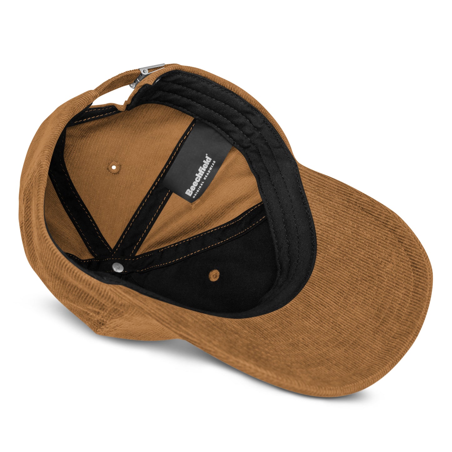 Camel Corduroy Embroidered Book Club Hat