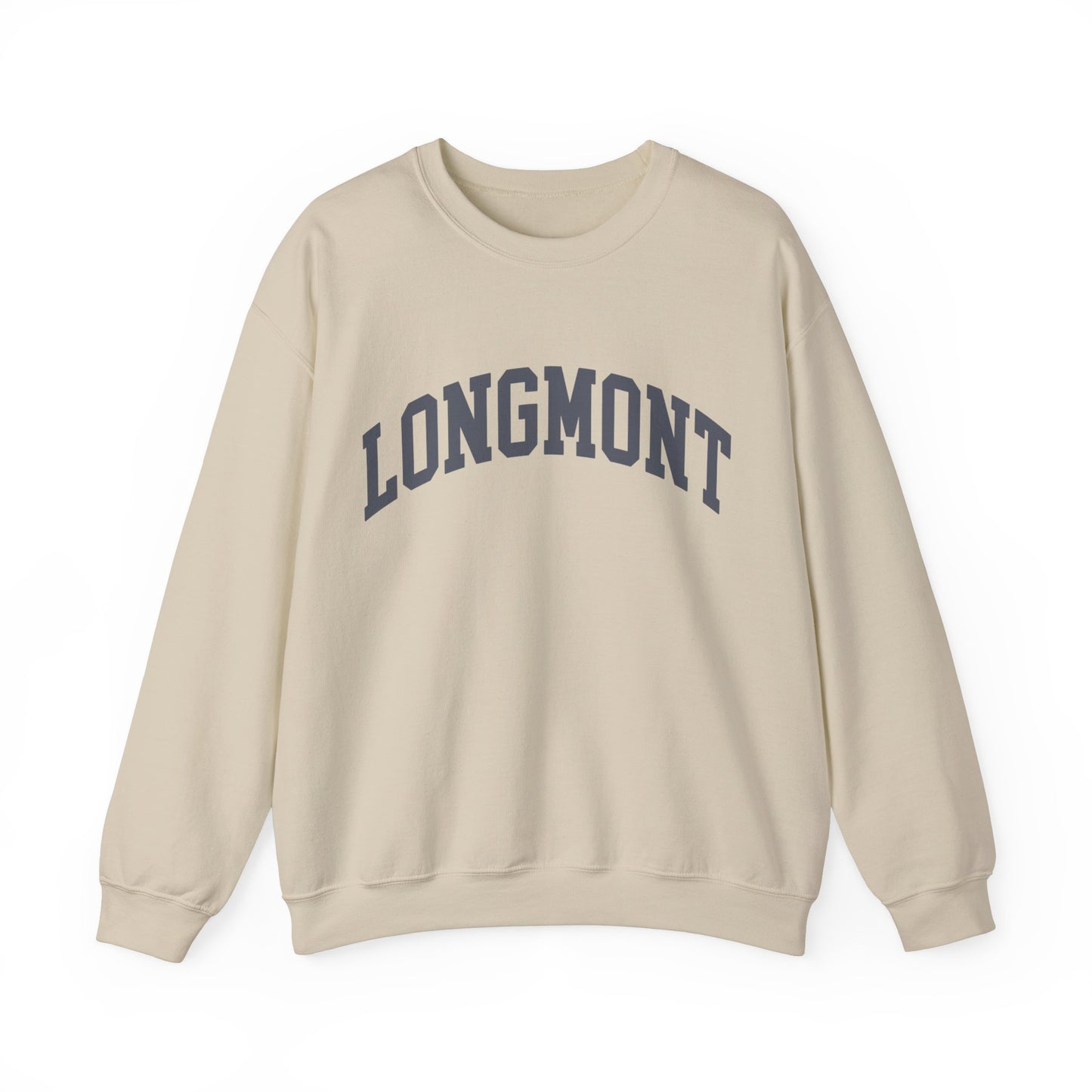 Longmont Varsity Cozy and Soft Unisex Heavy Blend™ Crewneck Sweatshirt