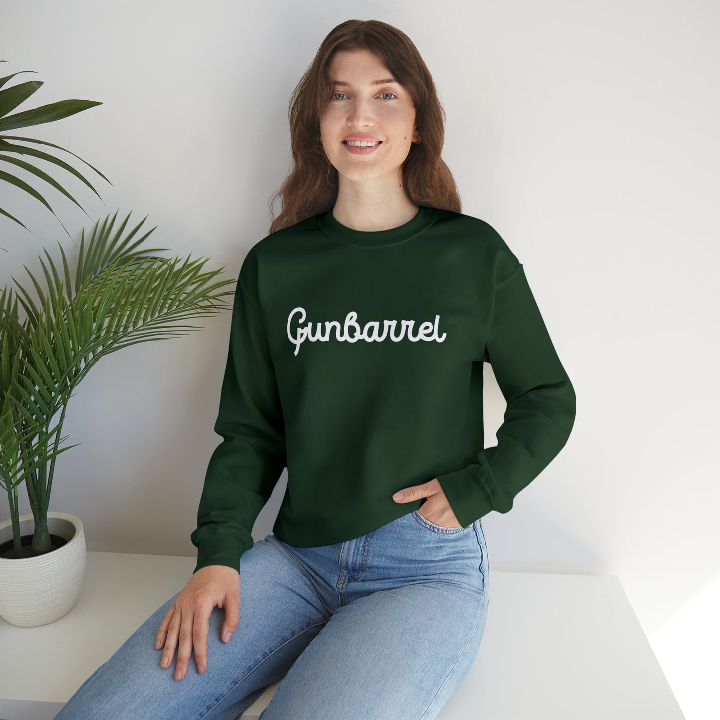 Gunbarrel Forest Green Crewneck - Unisex Heavy Blend™ Crewneck Sweatshirt