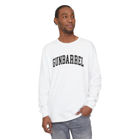 Vintage Gunbarrel Long Sleeve T-Shirt - Unisex Cotton Casual Wear