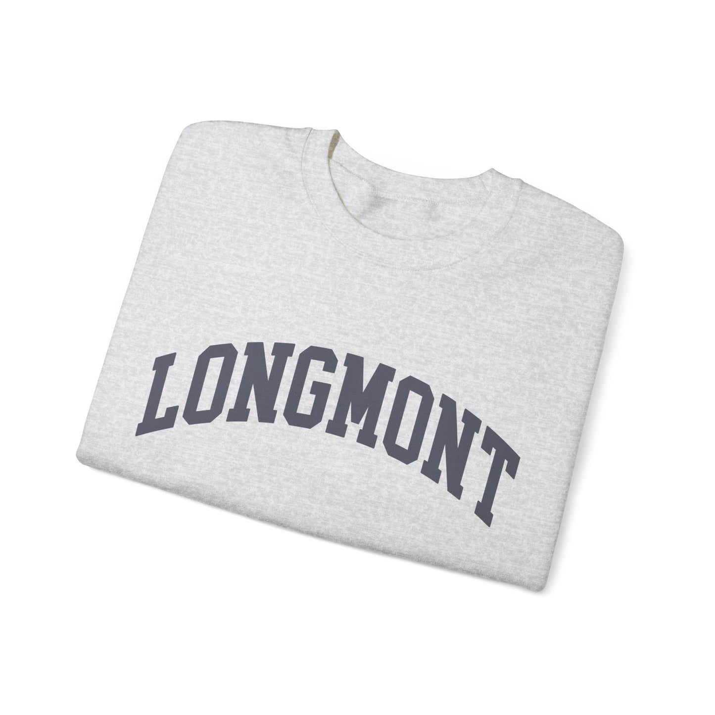 Longmont Varsity Cozy and Soft Unisex Heavy Blend™ Crewneck Sweatshirt