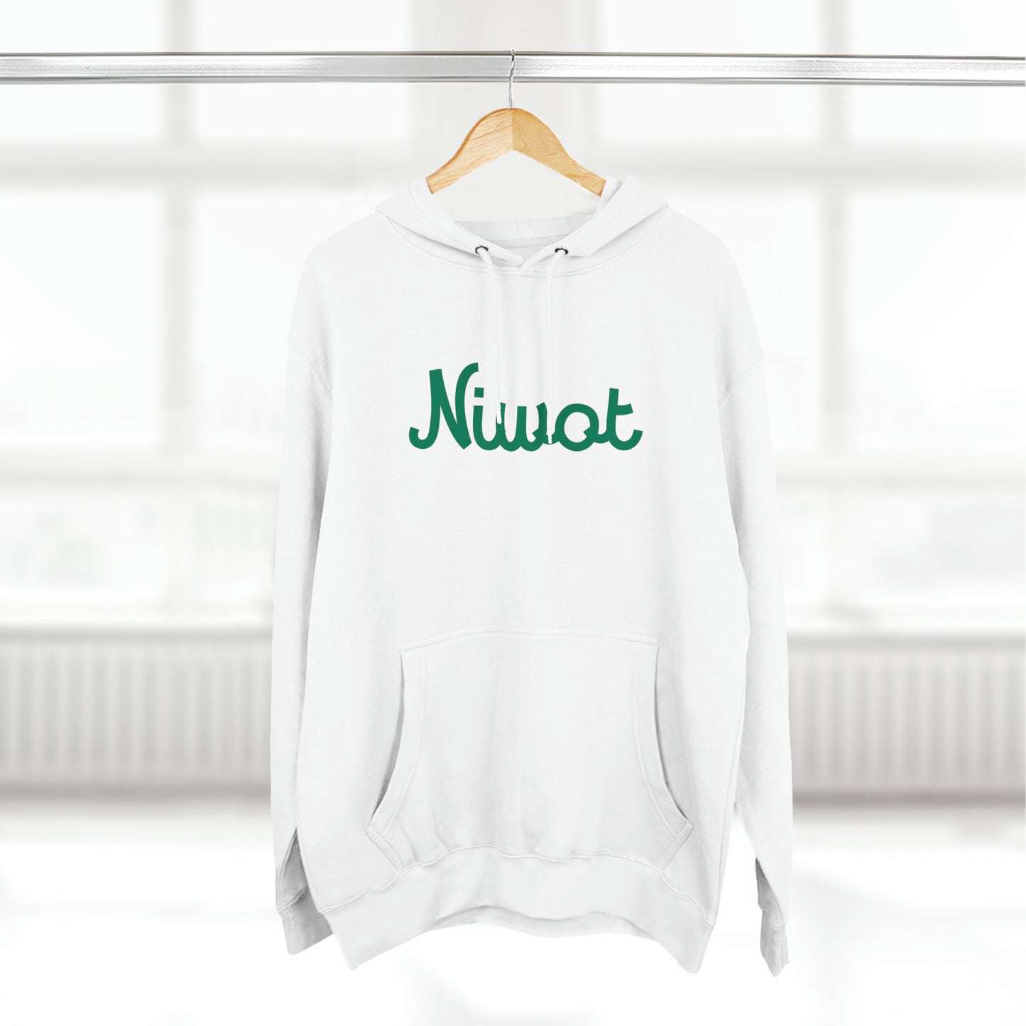 Niwot Super Cozy Winter Hoodie - White Unisex Premium Pullover Hoodie