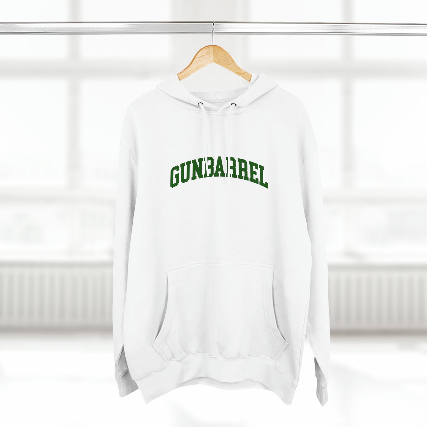 Gunbarrel Varsity Colorado Super Cozy Winter Hoodie - White Unisex Premium Pullover Hoodie