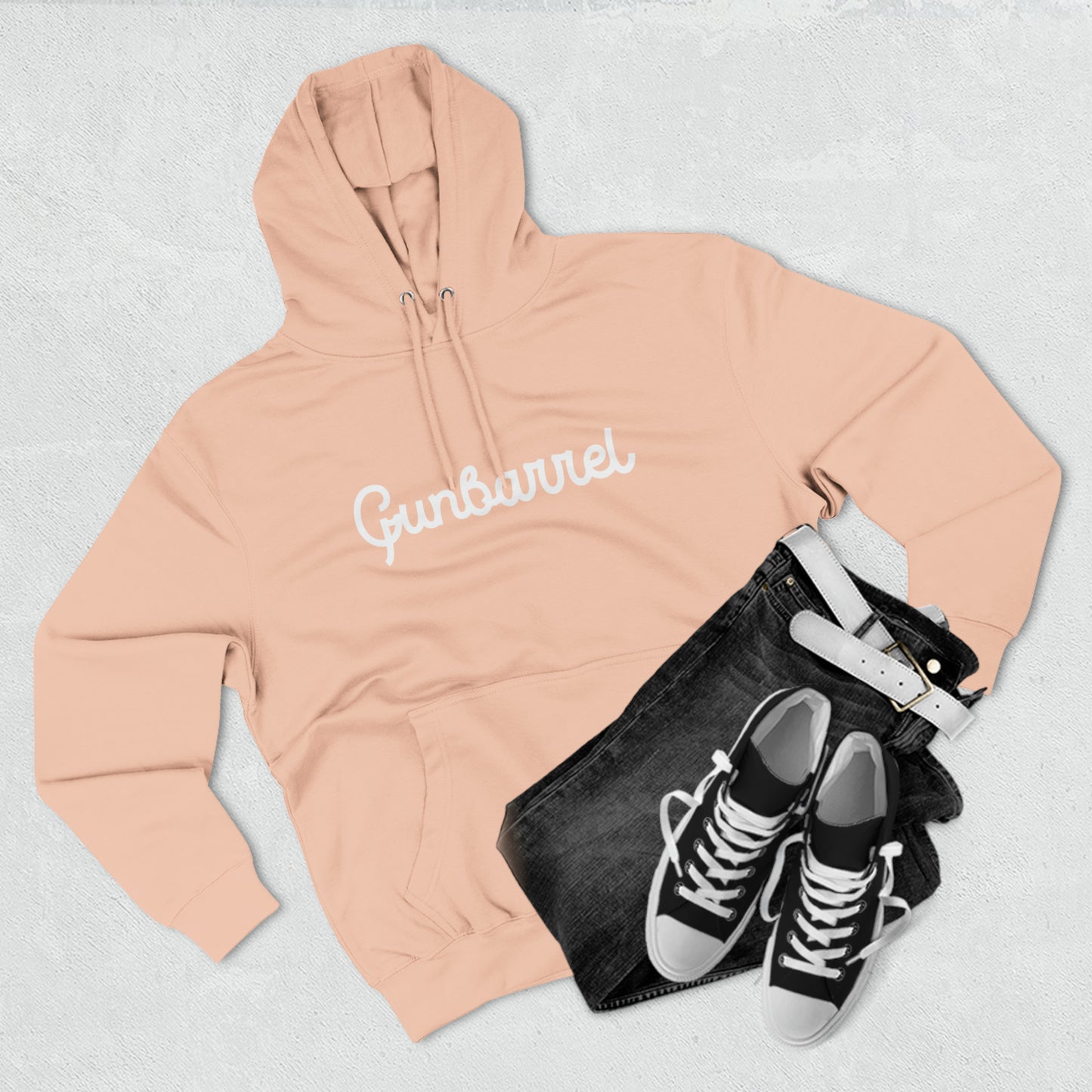 Gunbarrel Super Cozy Winter Hoodie - Pale Pink Unisex Premium Pullover Hoodie