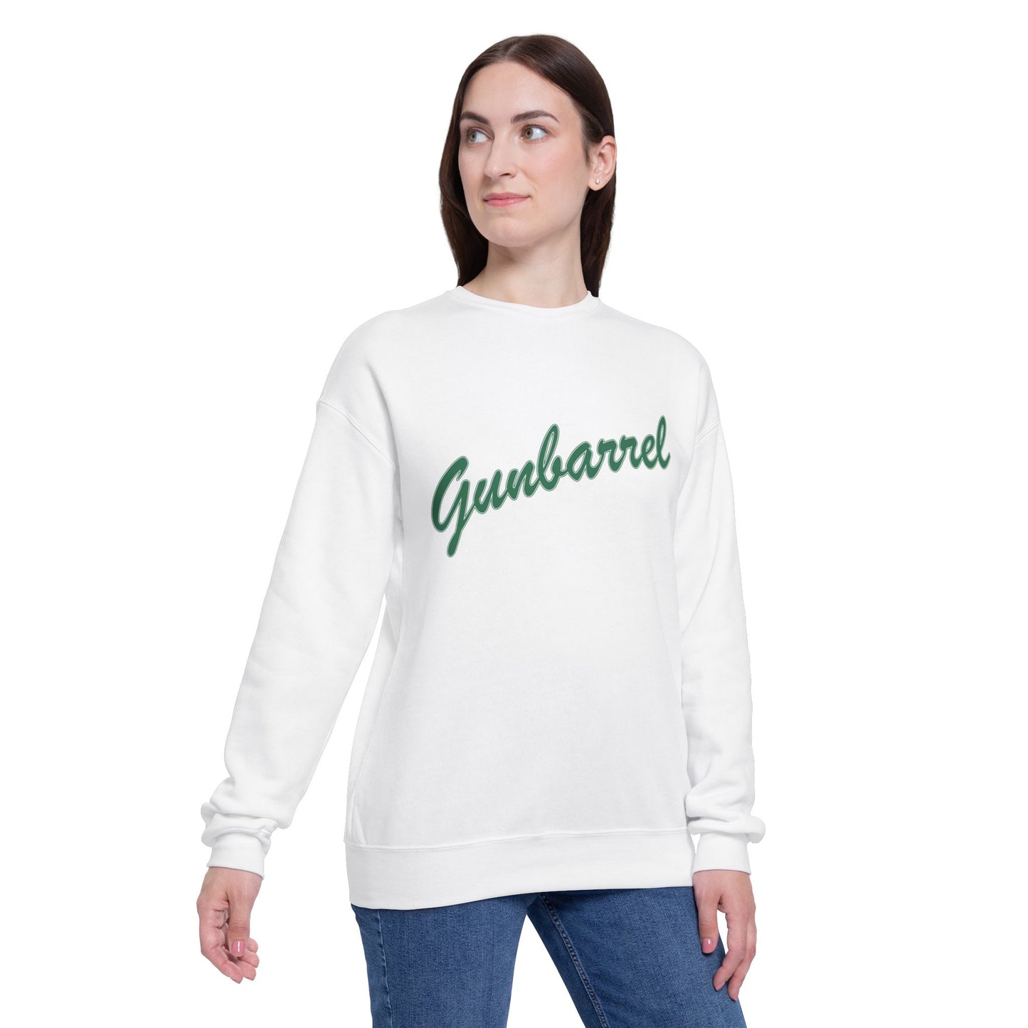 Gunbarrel Drop Shoulder Crewneck – Inspired by Rachel Green