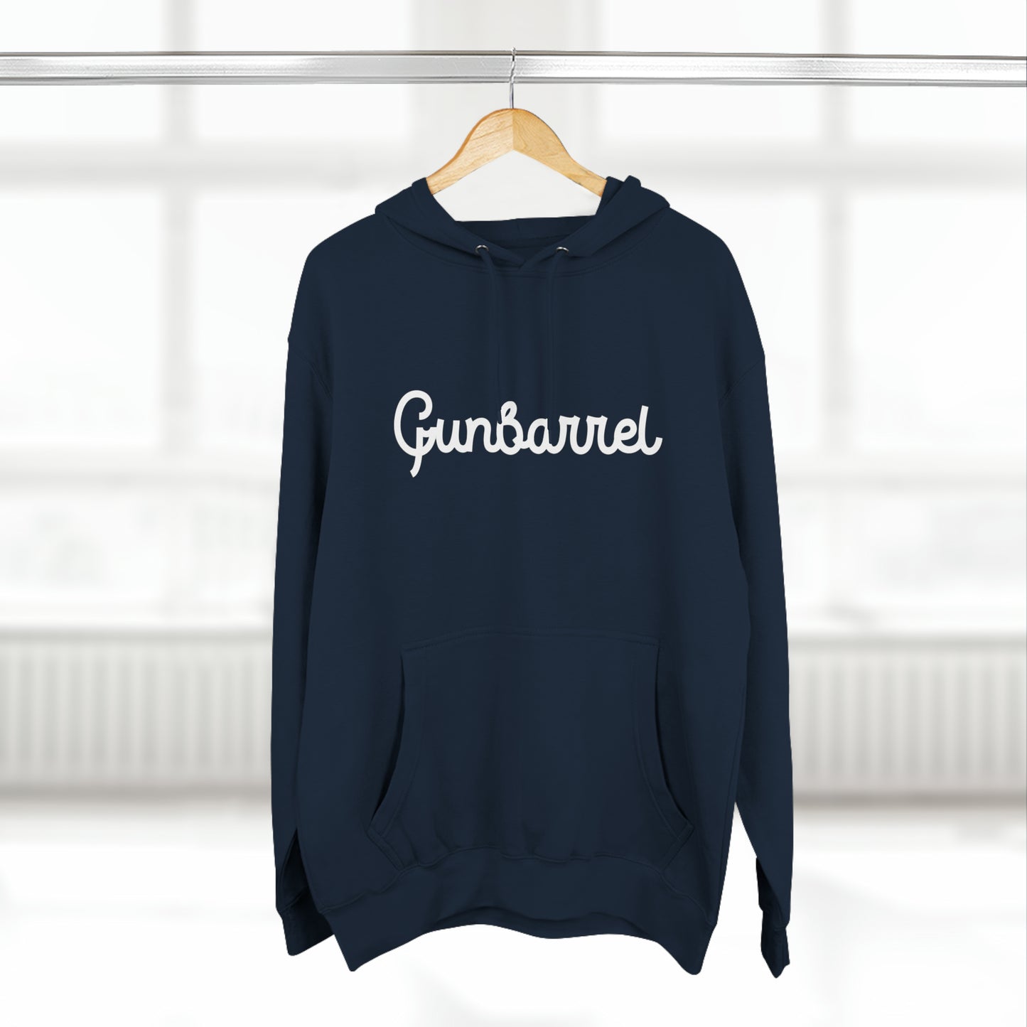 Gunbarrel Super Cozy Winter Hoodie - Navy Unisex Premium Pullover Hoodie