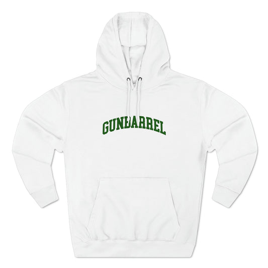 Gunbarrel Varsity Colorado Super Cozy Winter Hoodie - White Unisex Premium Pullover Hoodie