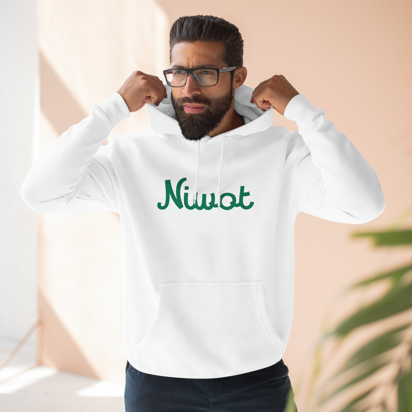 Niwot Super Cozy Winter Hoodie - White Unisex Premium Pullover Hoodie