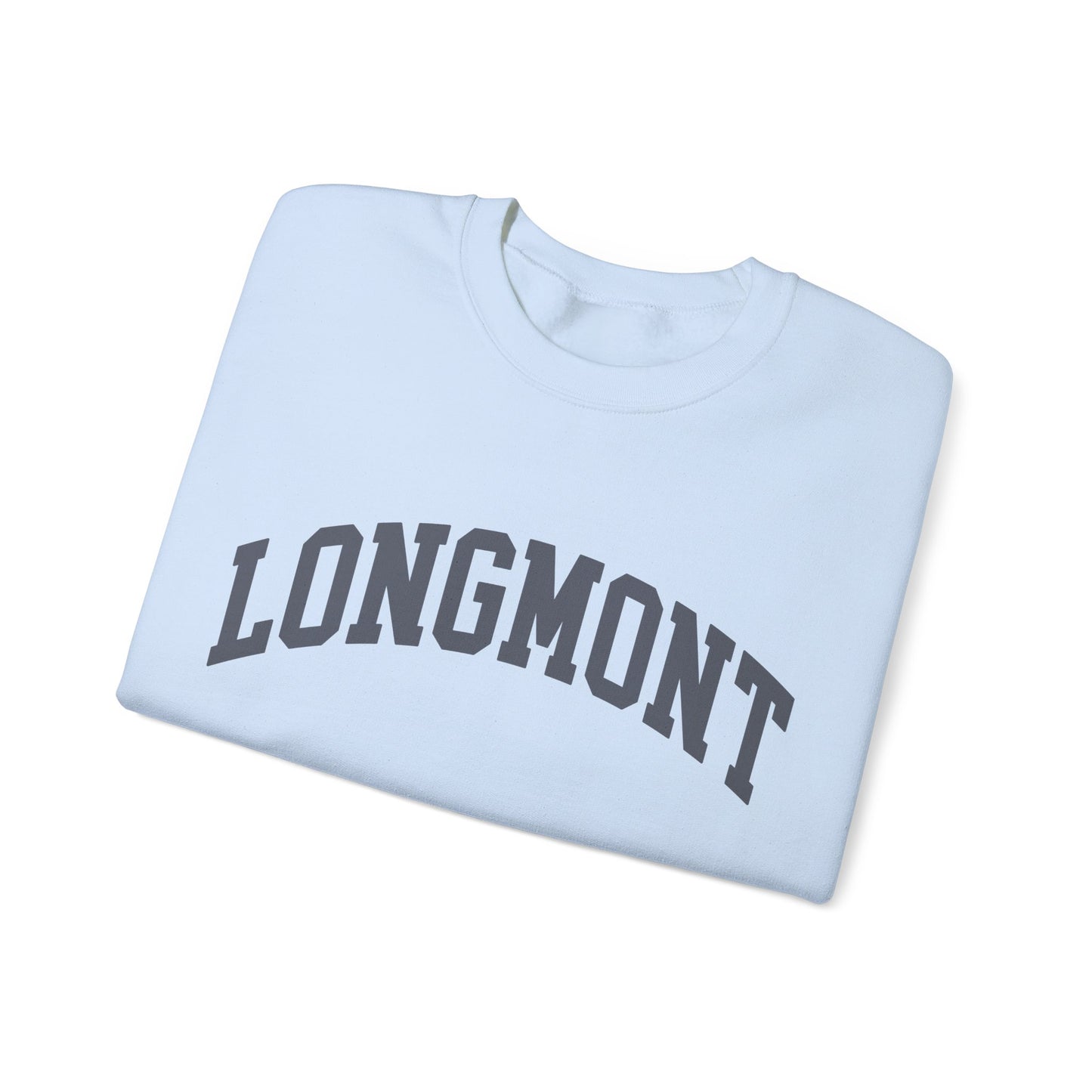 Longmont Varsity Cozy and Soft Unisex Heavy Blend™ Crewneck Sweatshirt