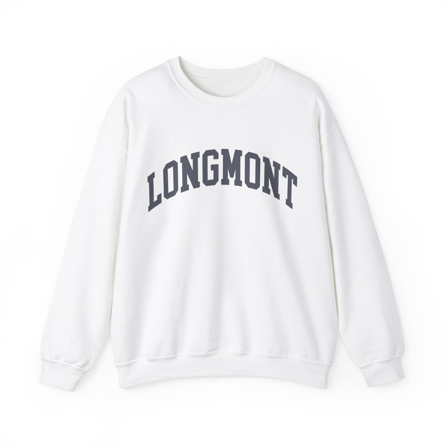 Longmont Varsity Cozy and Soft Unisex Heavy Blend™ Crewneck Sweatshirt