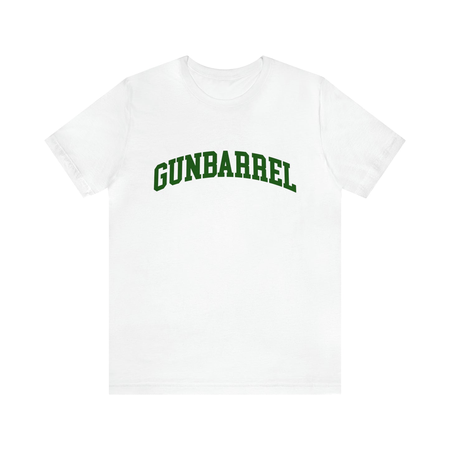 Gunbarrel Varsity Lettered Tee Unisex Jersey Short Sleeve Tee