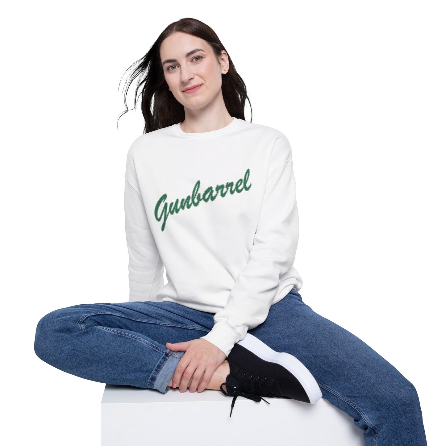 Gunbarrel Drop Shoulder Crewneck – Inspired by Rachel Green