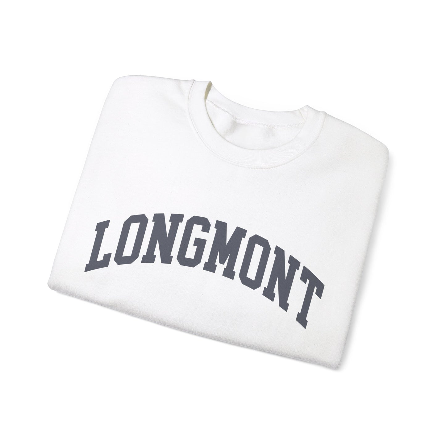 Longmont Varsity Cozy and Soft Unisex Heavy Blend™ Crewneck Sweatshirt