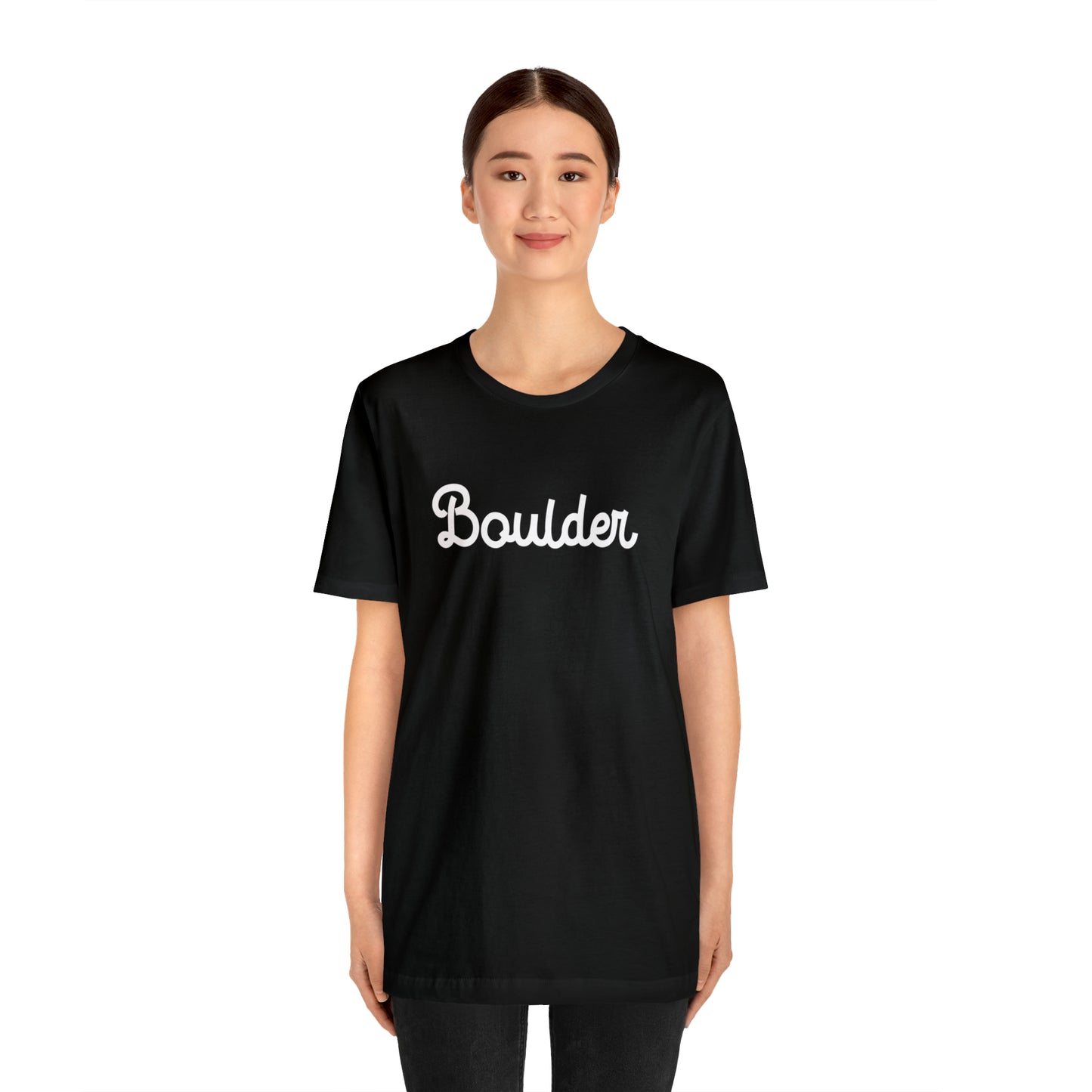 Boulder Chill Jersey Short Sleeve Tee in Black