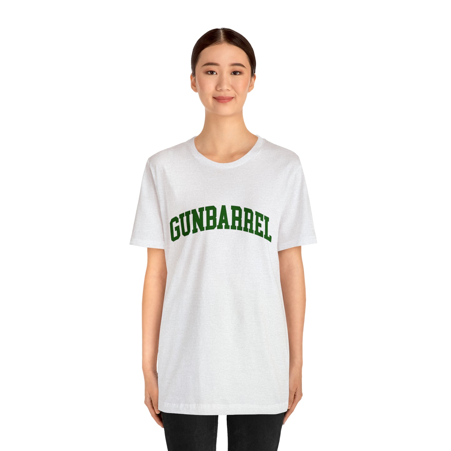 Gunbarrel Varsity Lettered Tee Unisex Jersey Short Sleeve Tee