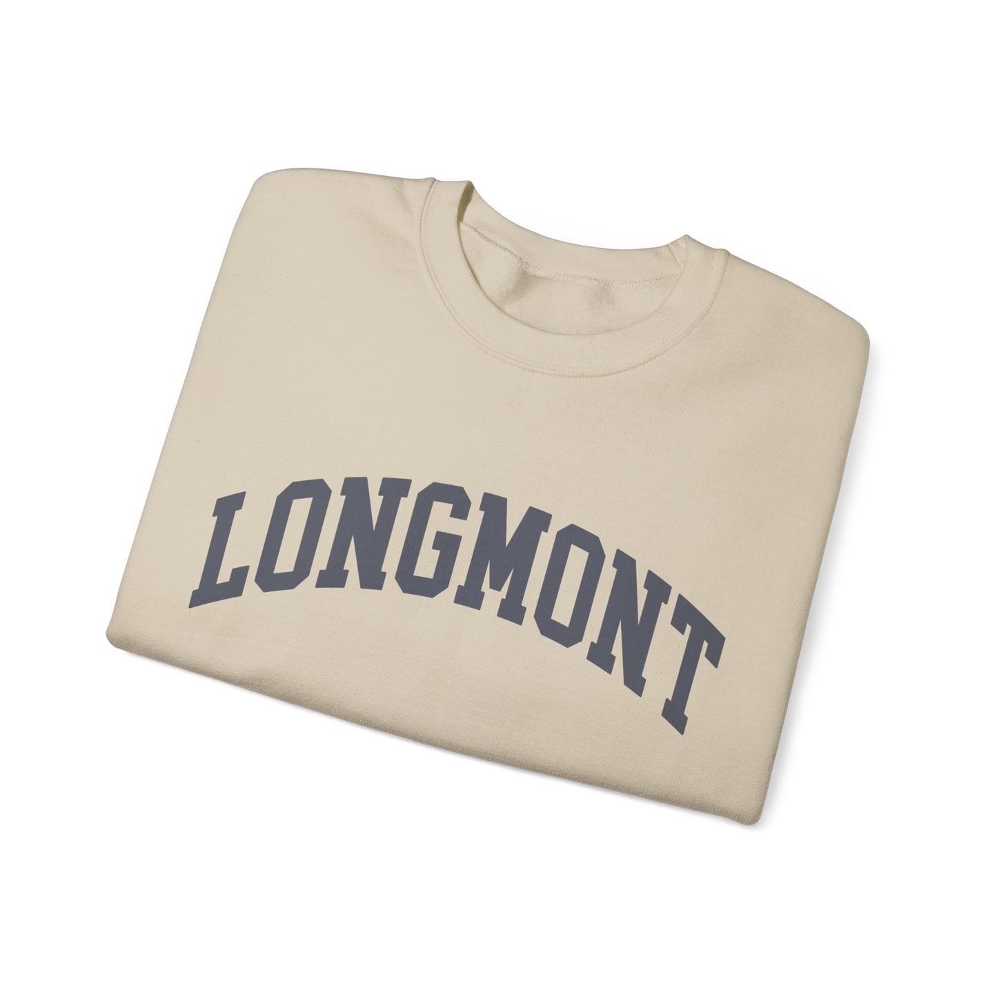 Longmont Varsity Cozy and Soft Unisex Heavy Blend™ Crewneck Sweatshirt