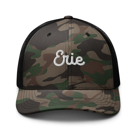 Erie Camouflage Trucker Hat