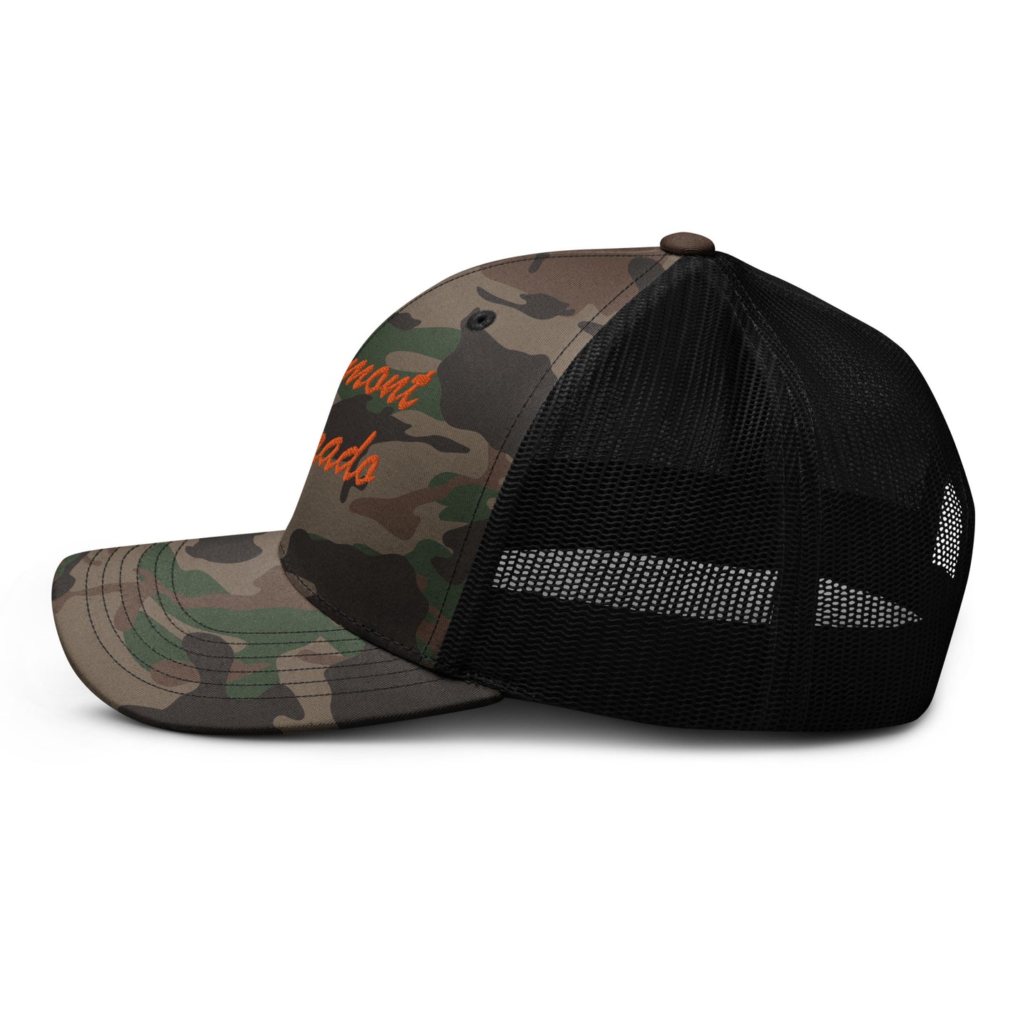 Fishing & Hunting Longmont Camo Trucker Hat