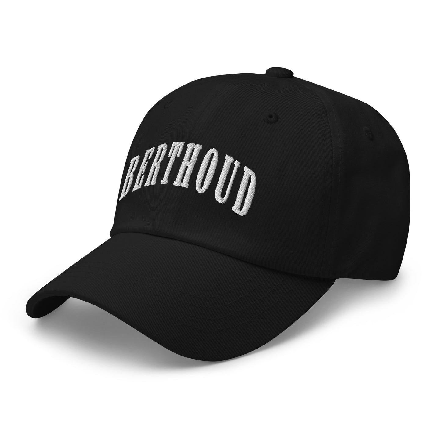 Berthoud Black Embroidered Dad hat