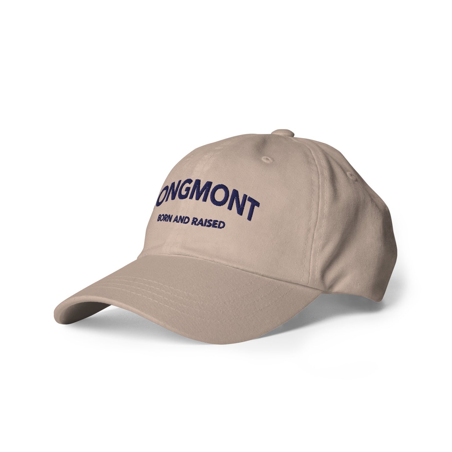 Longmont Born and Raised Embroidered Dad hat