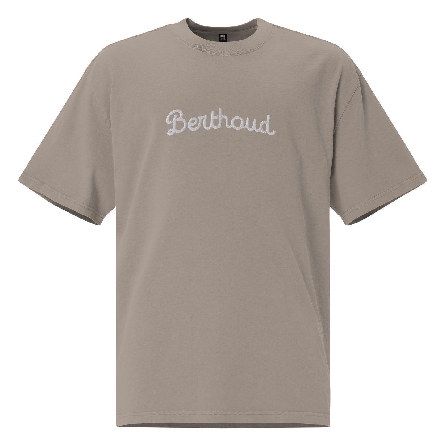 Berthoud Embroidered Oversized faded t-shirt