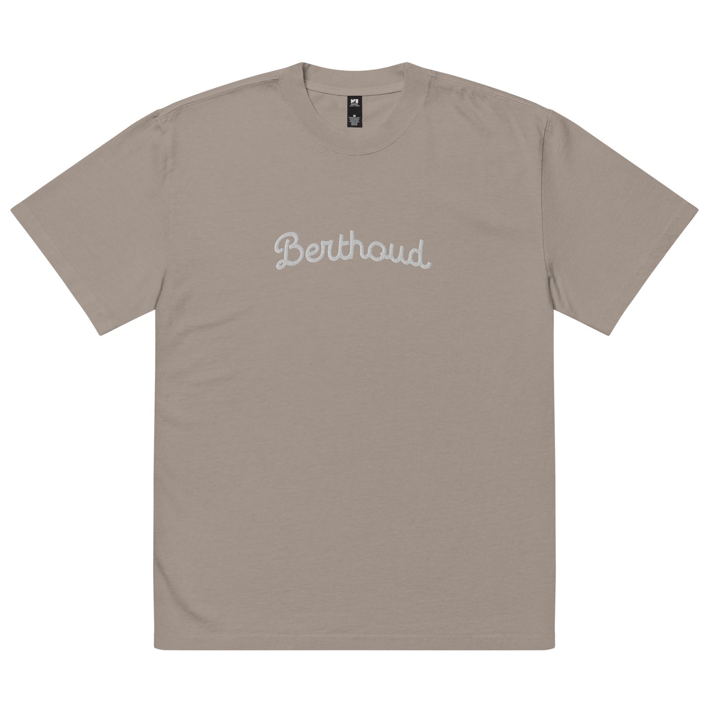 Berthoud Embroidered Oversized faded t-shirt