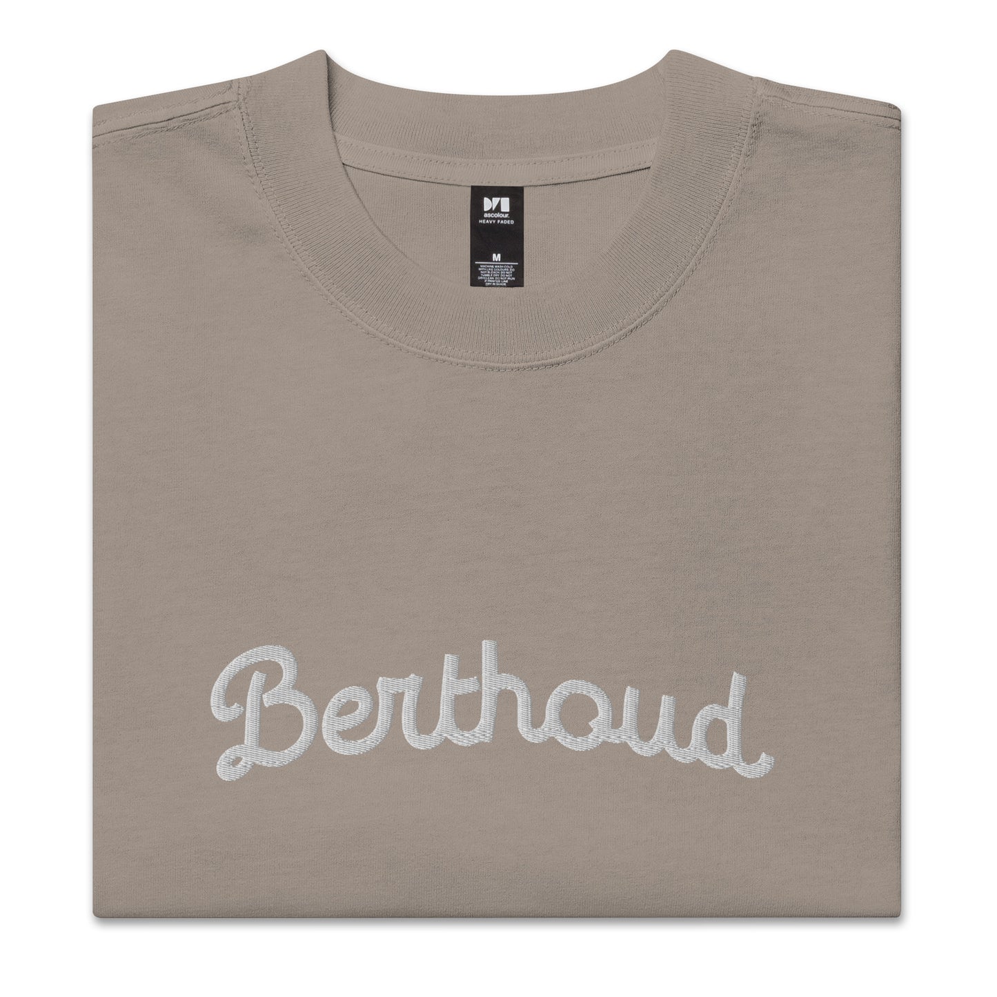 Berthoud Embroidered Oversized faded t-shirt