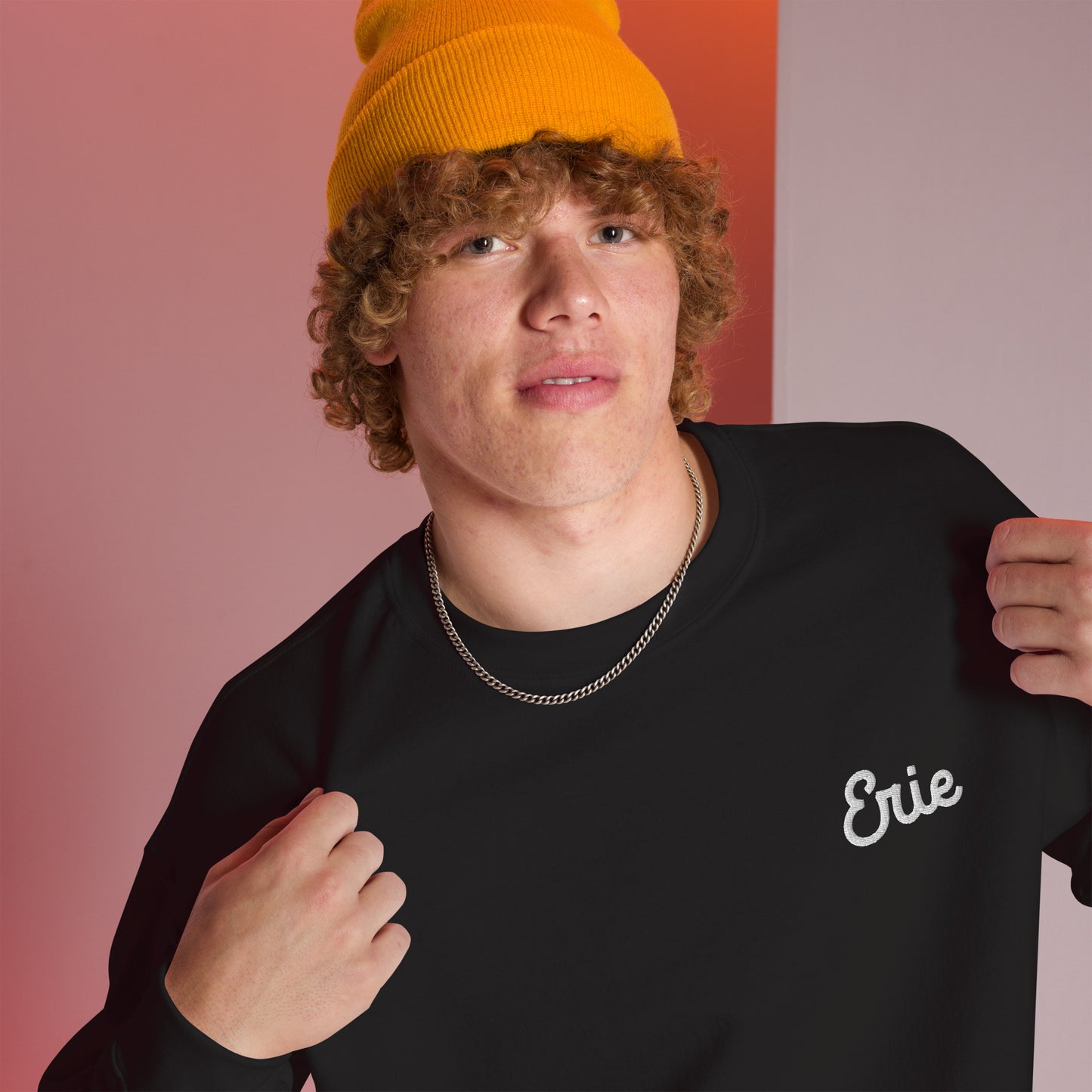 Embroidered Erie Cozy Crewneck