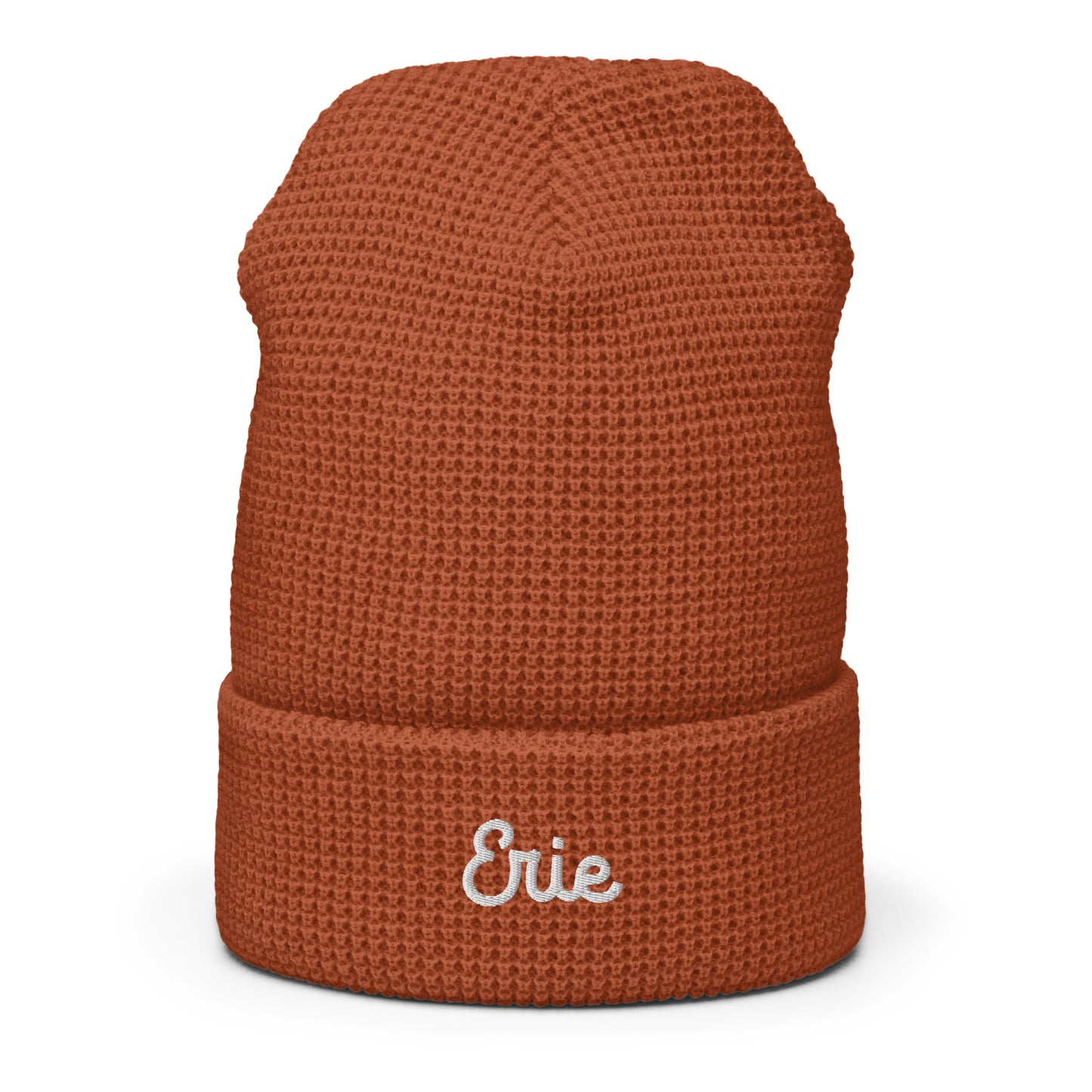 Erie Colorado Embroidered Orange Waffle beanie