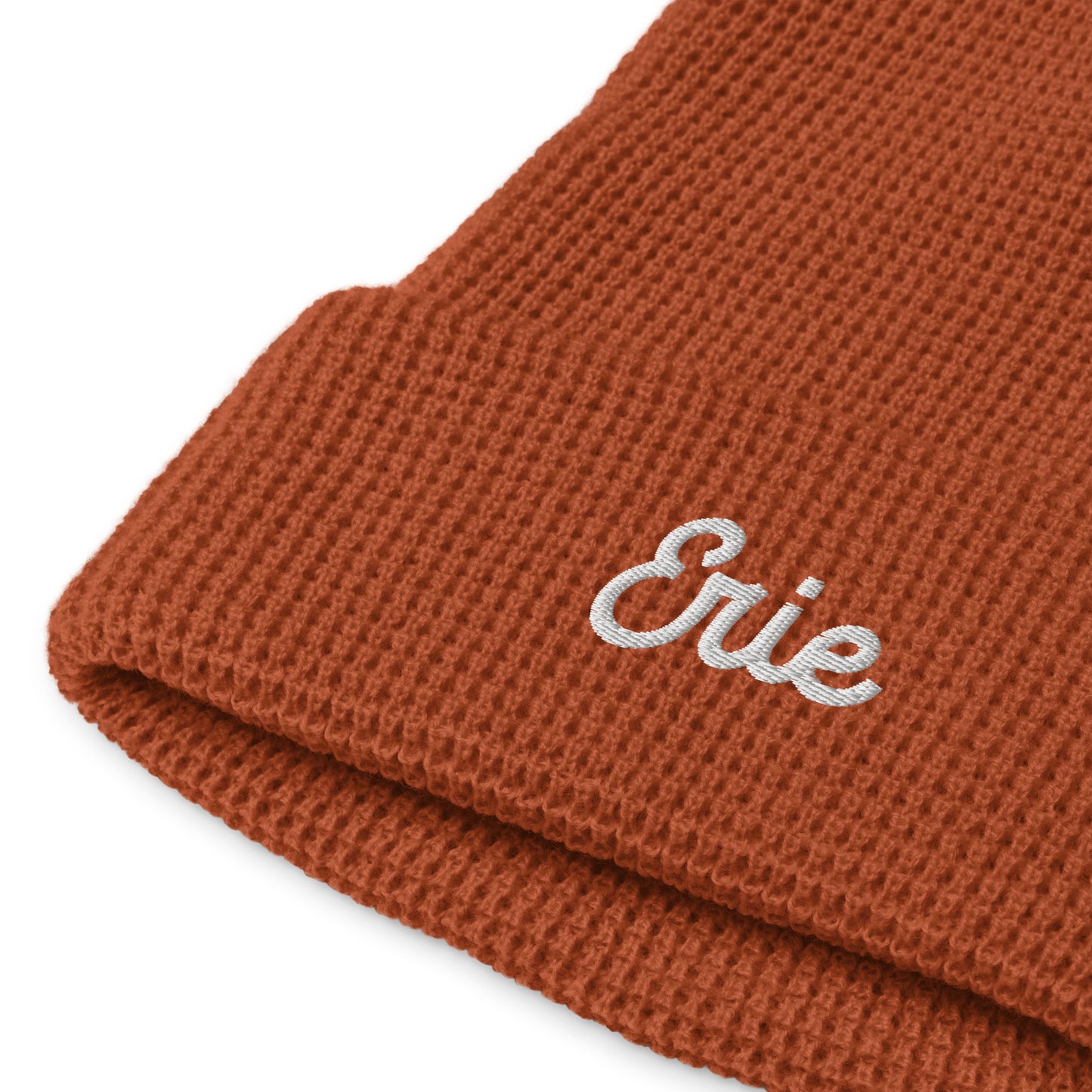 Erie Colorado Embroidered Orange Waffle beanie