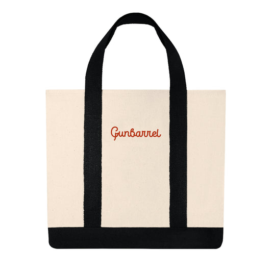 Gunbarrel Embroidered Shopping Tote Bag