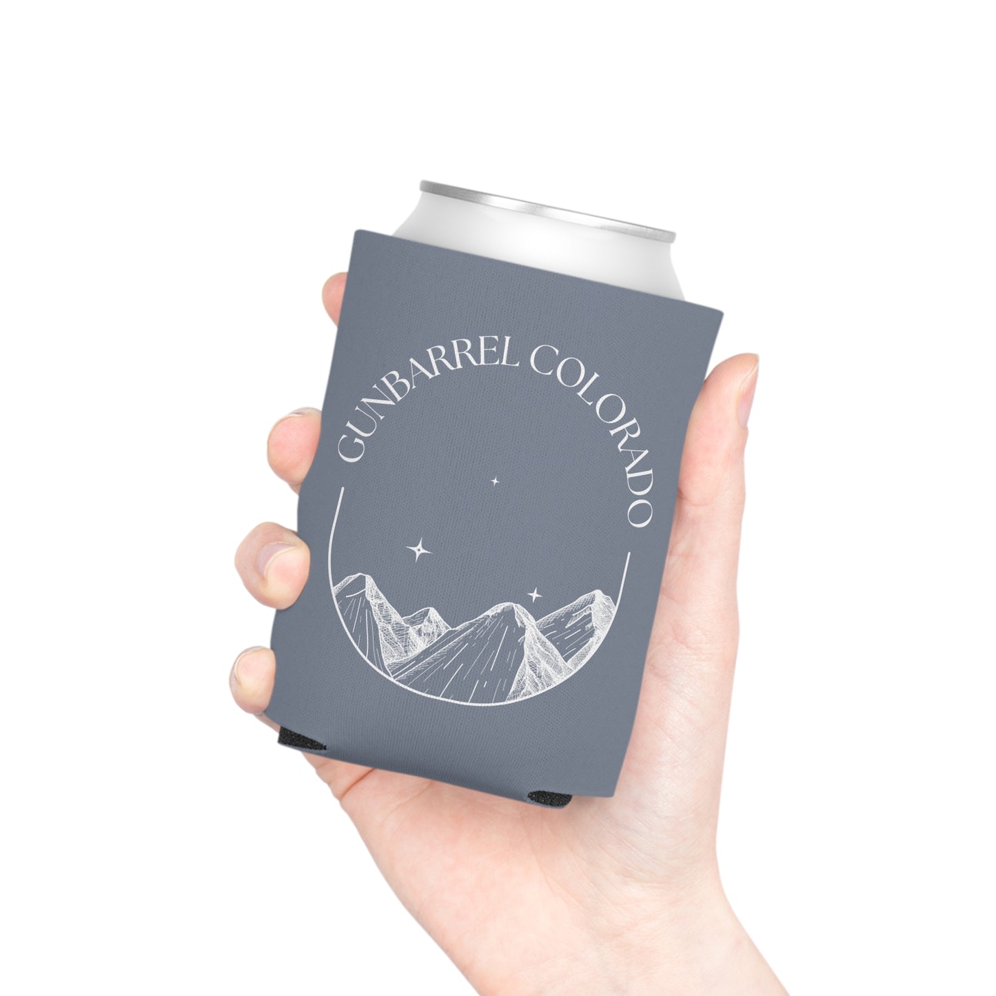 Starry Night Gunbarrel Can Cooler