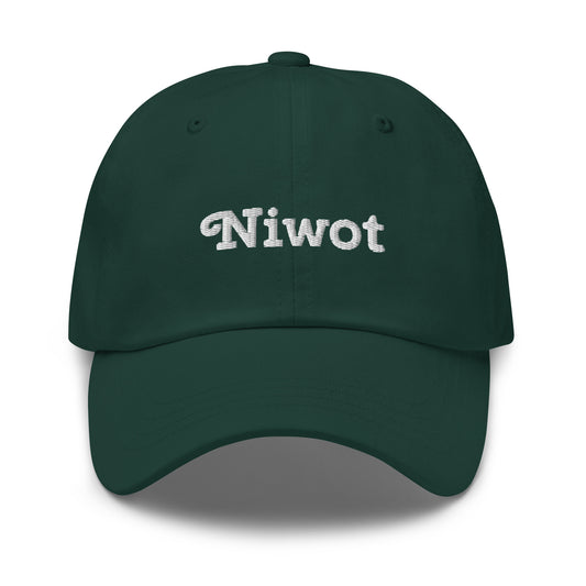 Embroidered Niwot Dat Hat in Spruce Green