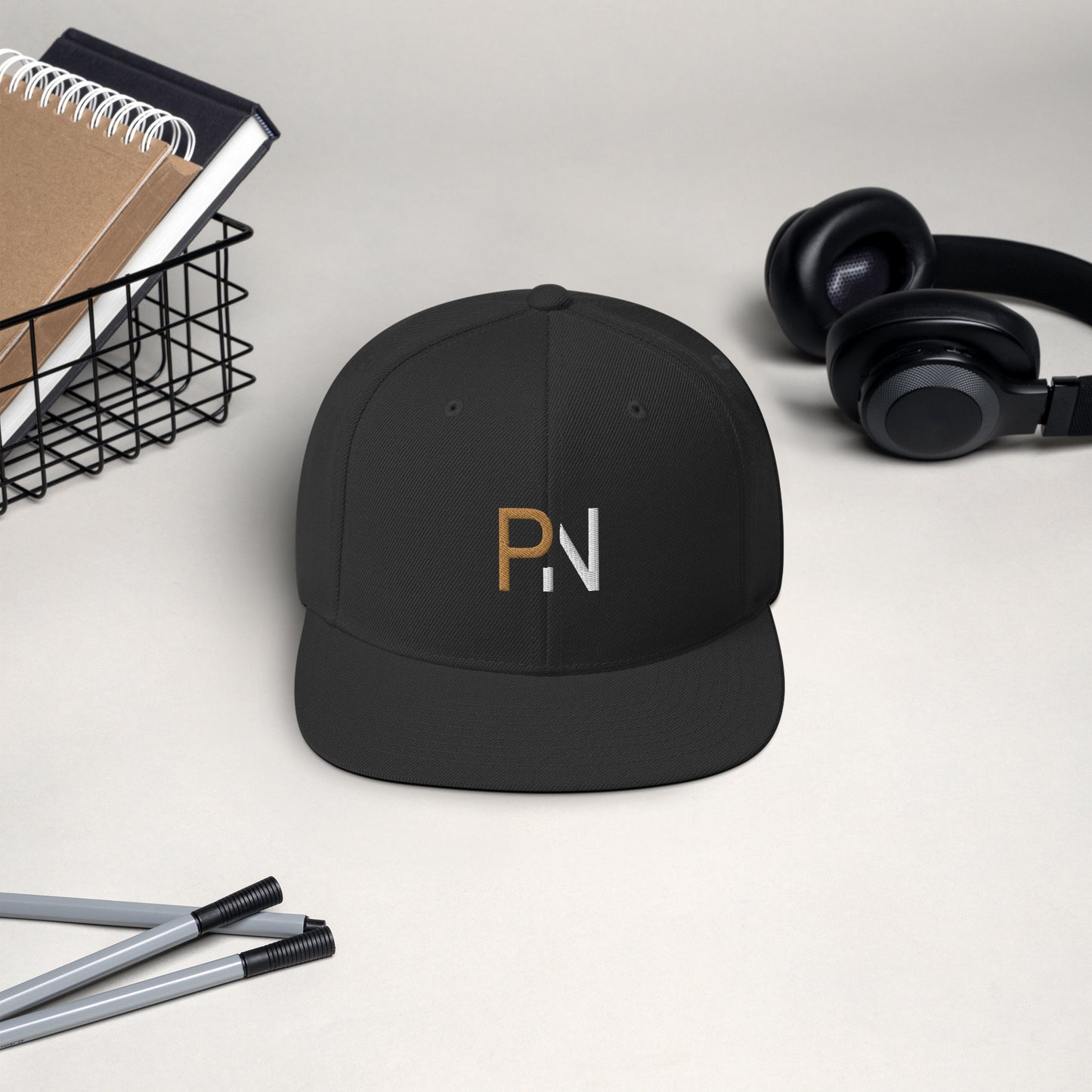 PN Embroidered Snapback Hat