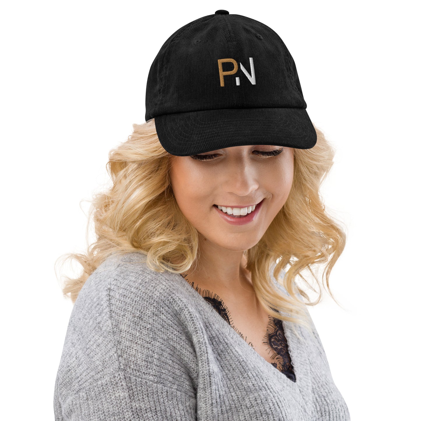 PN Embroidered Corduroy hat