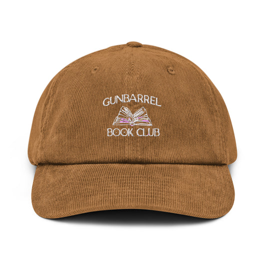 Camel Corduroy Embroidered Book Club Hat