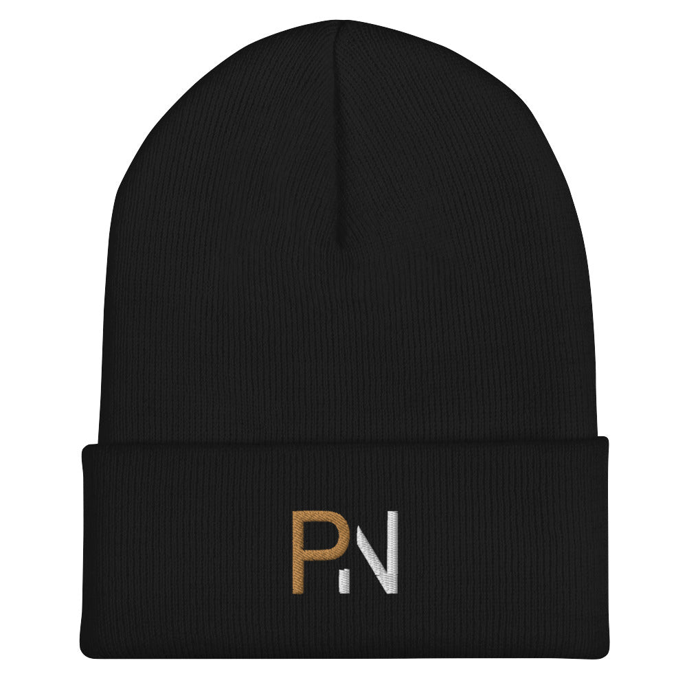 PN Embroidered Cuffed Beanie